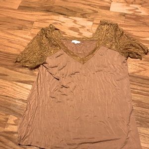 Rust color shirt, worn once